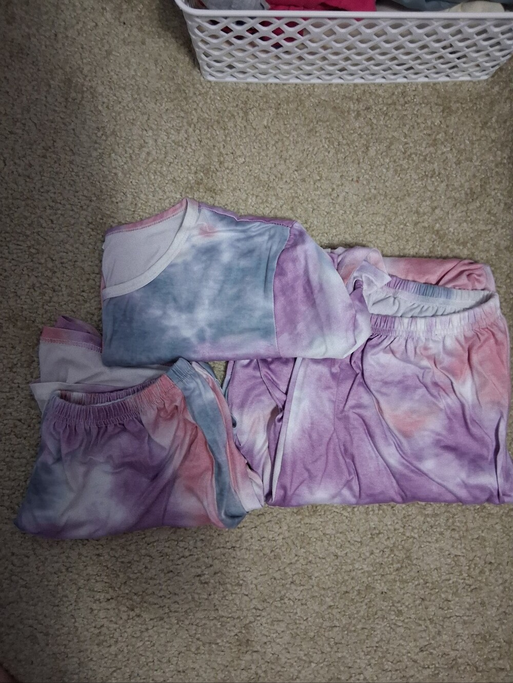 Women's unbranded tie dye pajama set